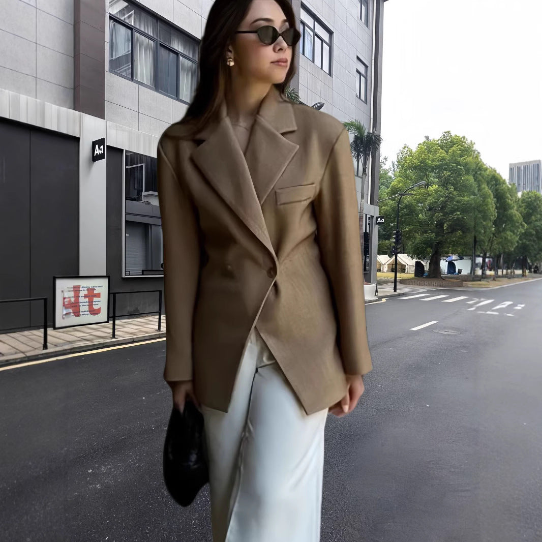 Damen Eleganter Oversized Blazer R&B