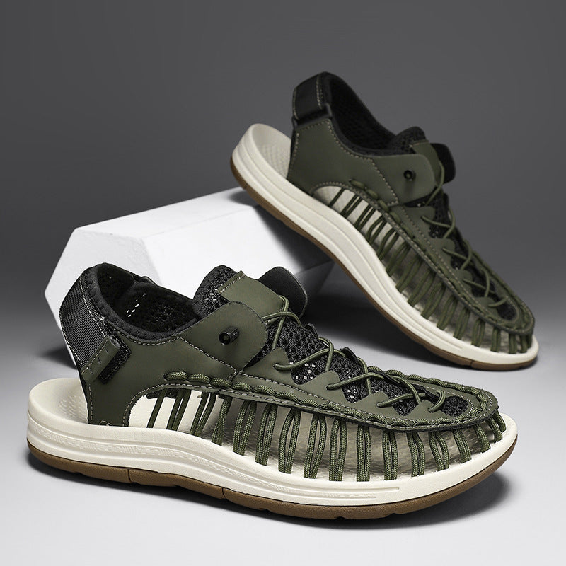 Damen Sportliche Freizeitsandalen mit atmungsaktiver Oberflächenstruktur und rutschfester Sohle R&B
