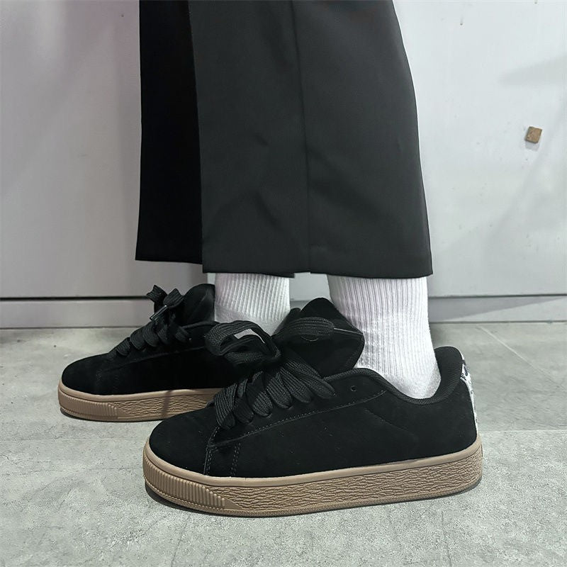 Damen Sportliche Sneakers aus hochwertigem Wildleder mit rutschfester Laufsohle R&B