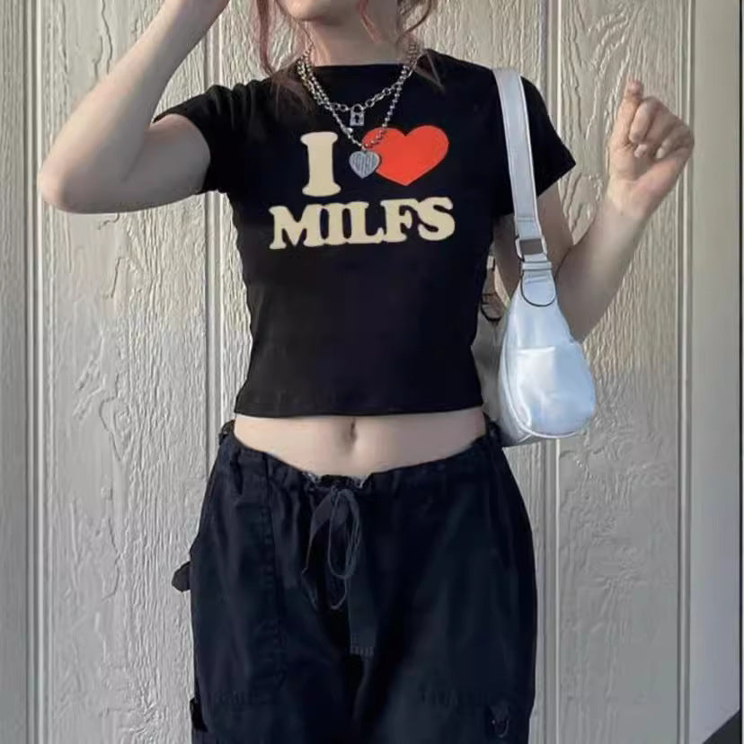Damen Crop-Top mit floralem Grafikdruck und figurbetontem Schnitt R&B