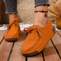 Damen Mokassin-Sneaker mit modernem Schnürdesign und rutschfester Sohle R&B