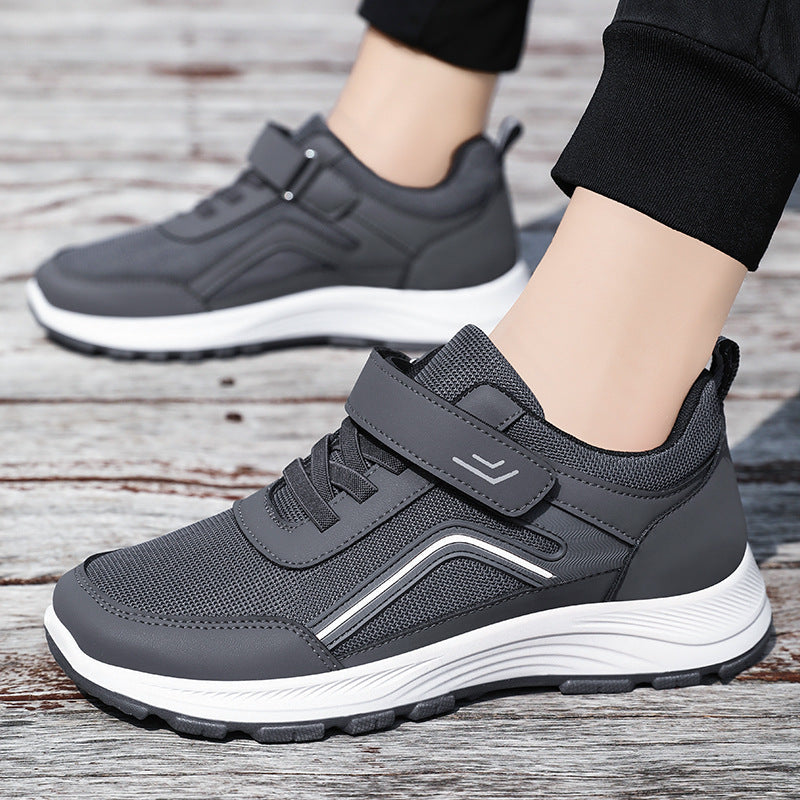 Damen Sportliche Sneakers mit verstellbarem Klettverschluss und atmungsaktivem Mesh-Obermaterial R&B