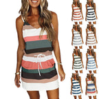 Damen lässiges Sommerkleid mit Stifthüftdesign und praktischen Taschen R&B