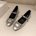 Damen Ballerinas mit funkelndem Schmuckdetail R&B
