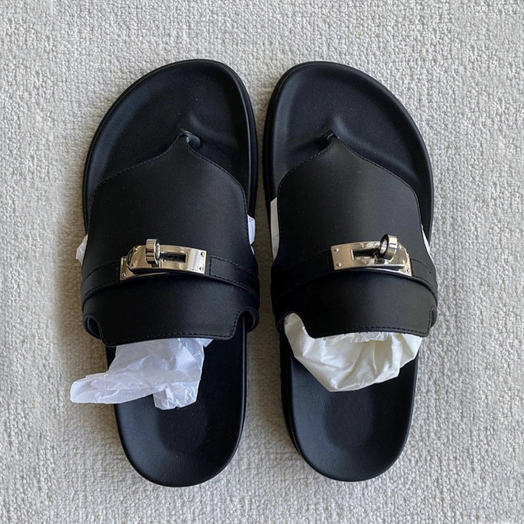 Damen Riemensandalen mit elegante Schnallenapplikation R&B
