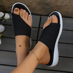 Damen Zehenstegsandalen mit atmungsaktivem Netzdesign und rutschfester Sohle R&B