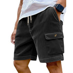 Herren Cargo-Shorts mit schmalem Schnitt und praktischen Seitentaschen R&B
