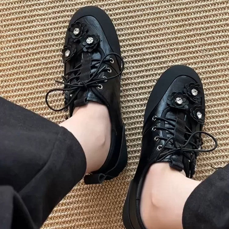 Damen modische Sneaker mit floralem Dekor R&B
