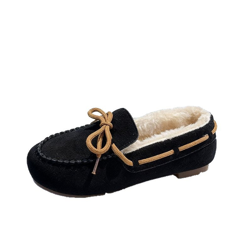 Damen Mokassins mit warmem Futter und eleganter Schnürung R&B