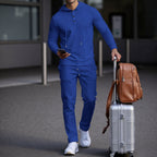 Herren sportives Hoodie und Jogginghose Set im strukturierten Design R&B