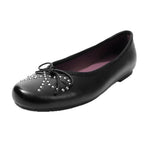 Damen Ballerinas mit schimmerndem Metallic-Obermaterial und Zierperlen R&B