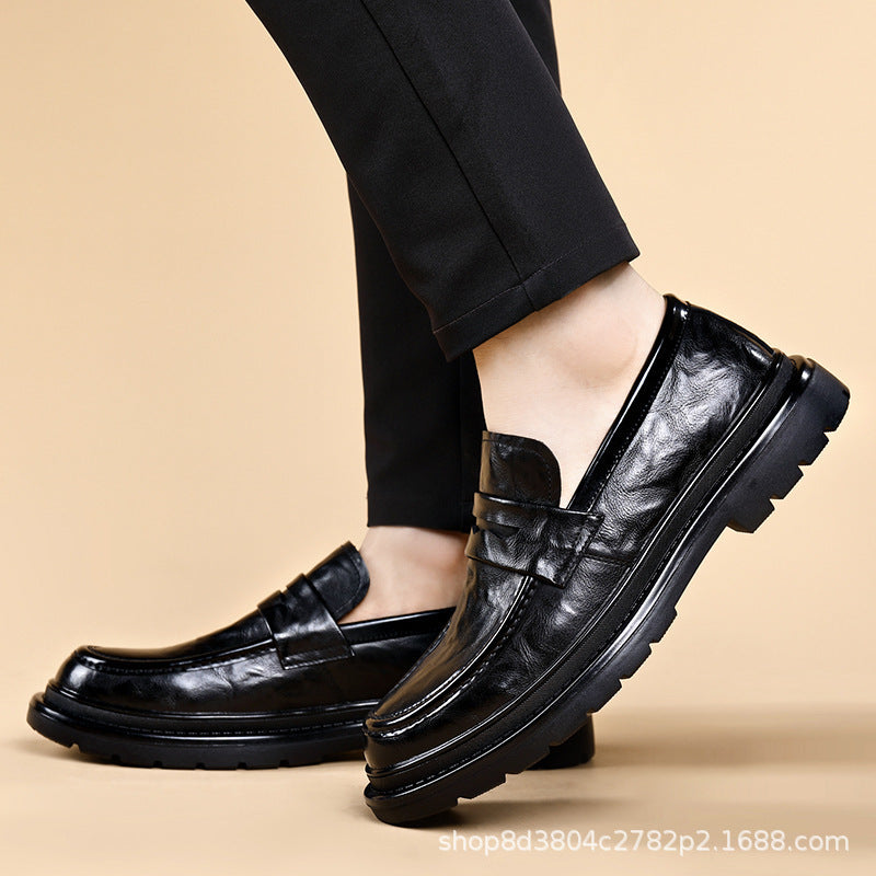 Herren Elegante Leder Mokassins mit rutschfester Sohle und komfortablem Innenfutter R&B