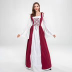 Damen historisches Märchenkleid mit elegantem Oberteil und ausgestellten Ärmeln R&B