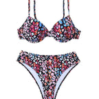 Damen Bikini-Set mit tierischem Mustermix R&B