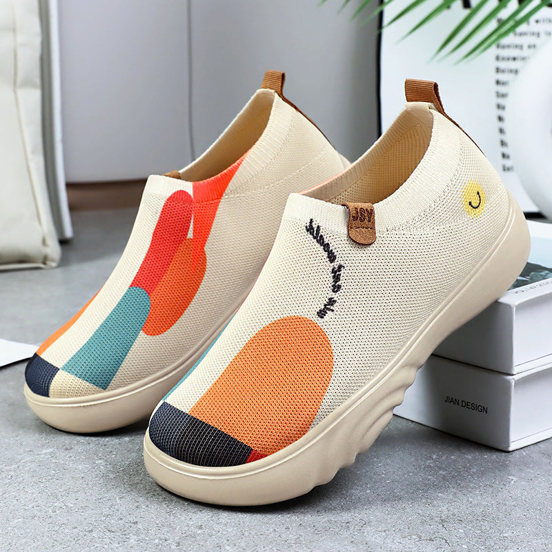 Damen Bequeme Slip-On Sneakers mit einzigartigem Design R&B