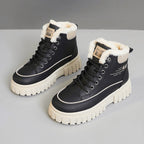 Damen High-Top Winterstiefel mit kuscheligem Innenfutter und rutschfester Profilsohle R&B