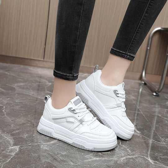 Damen sportliche Sneakers mit dämpfender Sohle und atmungsaktiver Obermaterialstruktur R&B