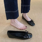 Damen Ballerinas mit schickem Knoten-Detail und komfortabler Sohle