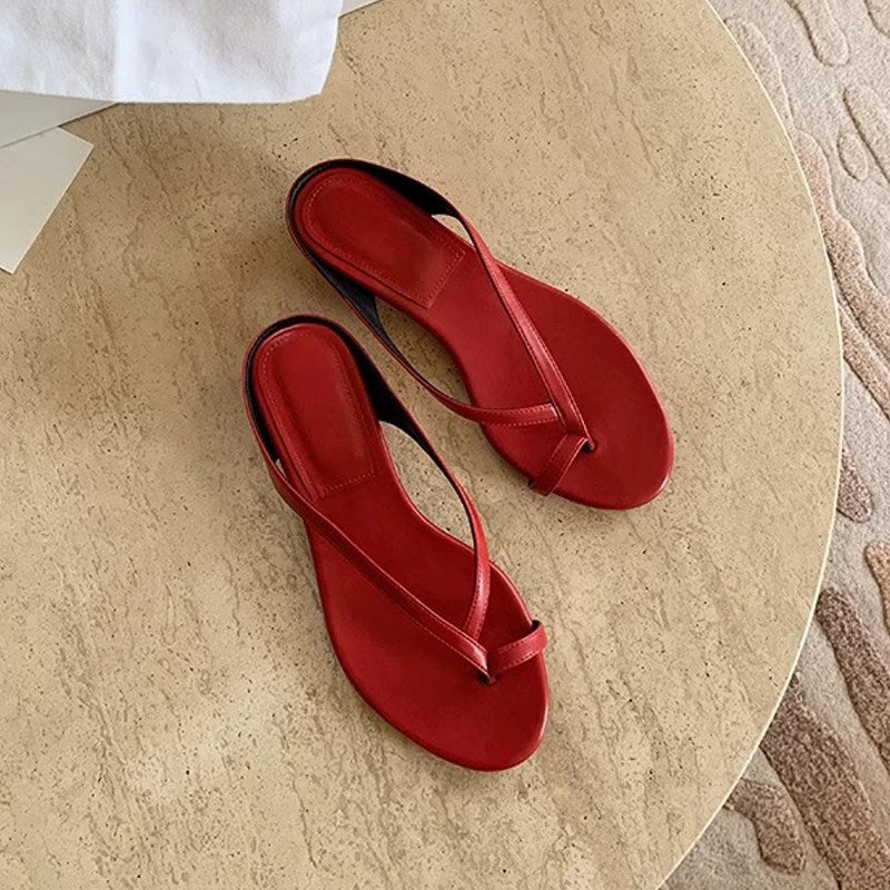 Damen Zehentrenner-Sandalen mit elegantem Riemendesign und leichtem Fußbett R&B