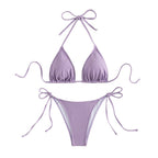 Damen Triangel-Bikini mit verstellbaren BindR&Bändern und seitlichen Schleifen R&B