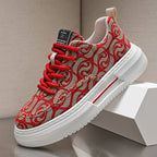 Damen modische Sneakers mit innovativem Design und atmungsaktiver Oberfläche R&B