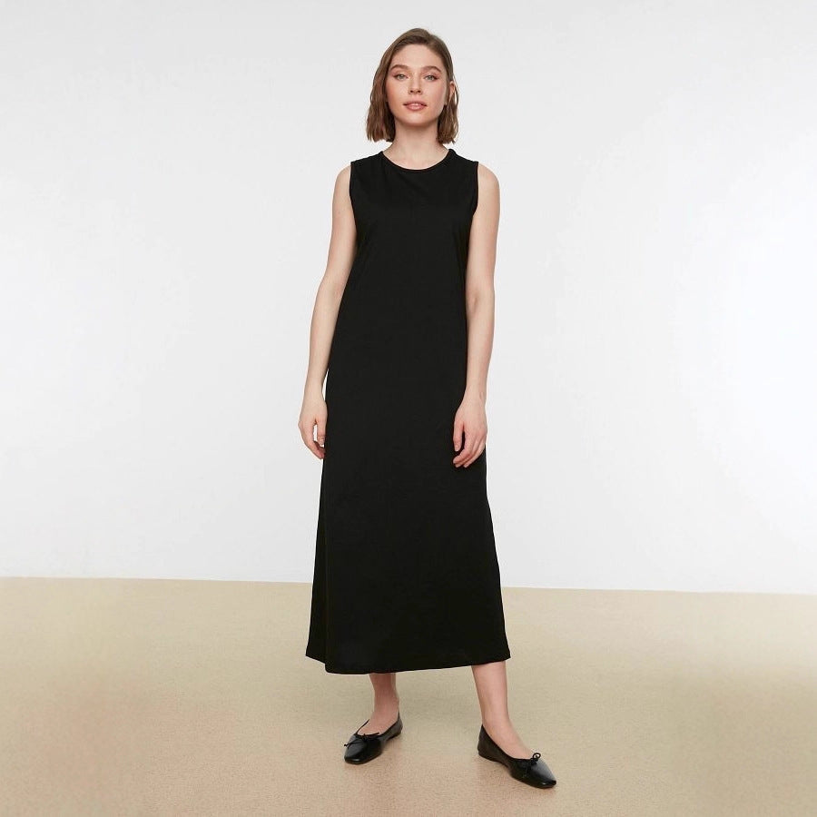 Damen Maxikleid aus weichem und leichtem Jersey R&B