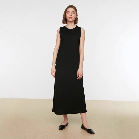 Damen Maxikleid aus weichem und leichtem Jersey R&B