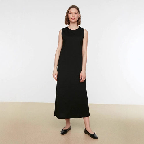 Damen Maxikleid aus weichem und leichtem Jersey R&B