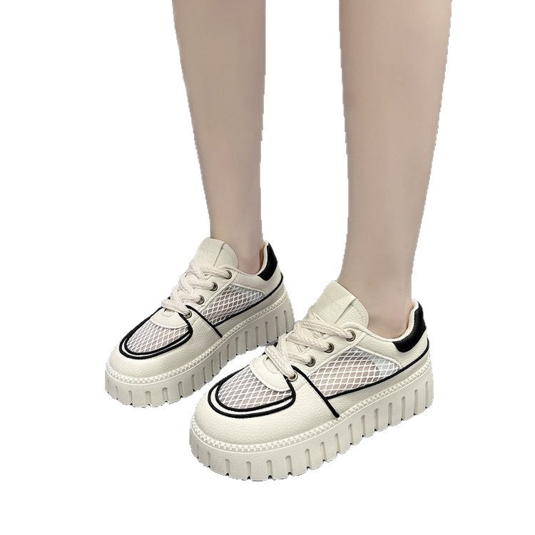 Damen Chunky Sneakers mit atmungsaktivem Netzdesign und rutschfester Sohle R&B