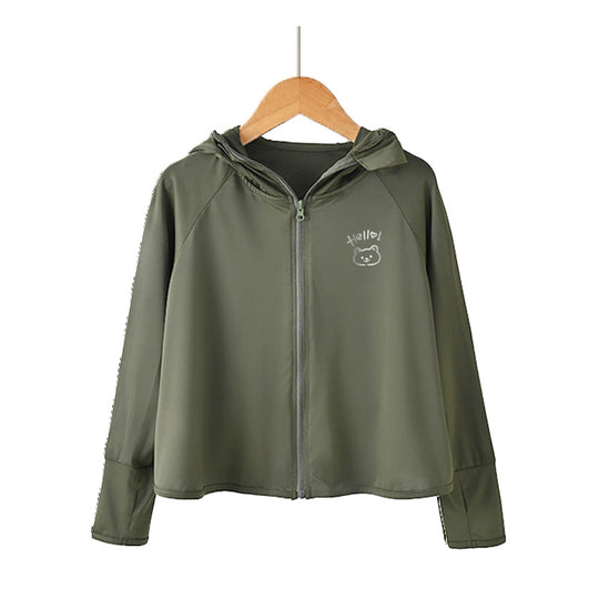 Damen Leichte Kapuzenjacke mit verspieltem Motiv R&B