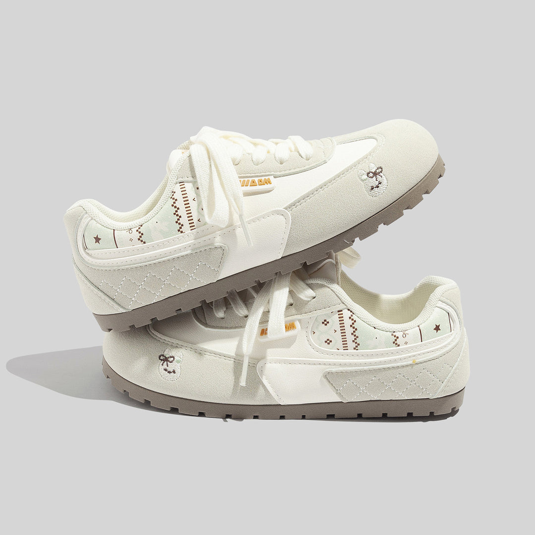Damen Sneakers mit innovativen Tierapplikationen und bequemer Dämpfung R&B