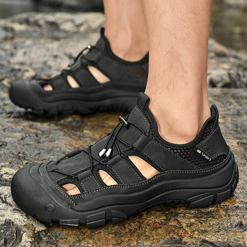 Herren Sportliche Wasserschuhe mit rutschfester Sohle und atmungsaktivem Obermaterial R&B