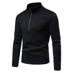 Herren Pullover mit Stehkragen und Reißverschluss