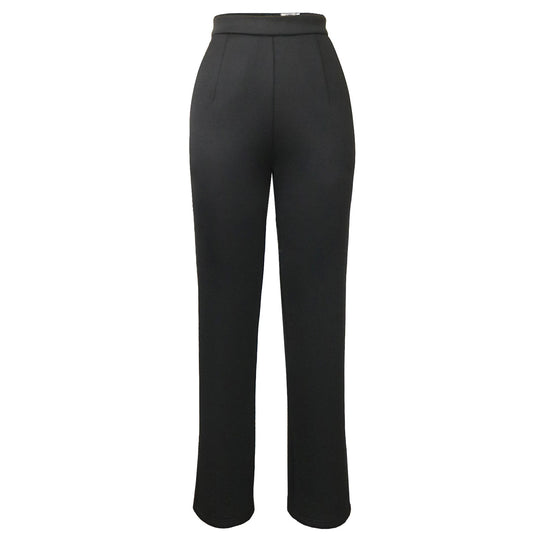 Damen elegante und bequeme hochtaillierte Hose R&B