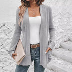Damen lässiger Strickmantel R&B