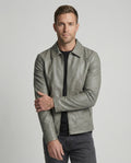 Herren Lederjacke figurbetont