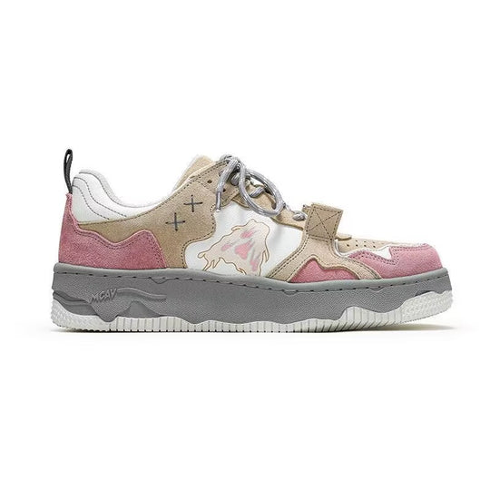 Damen Sportliche Sneakers mit robustem Sohlenprofil und gepolsterter Innensohle R&B