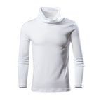 Damen elegante Rollkragen-Tunika mit langem Arm