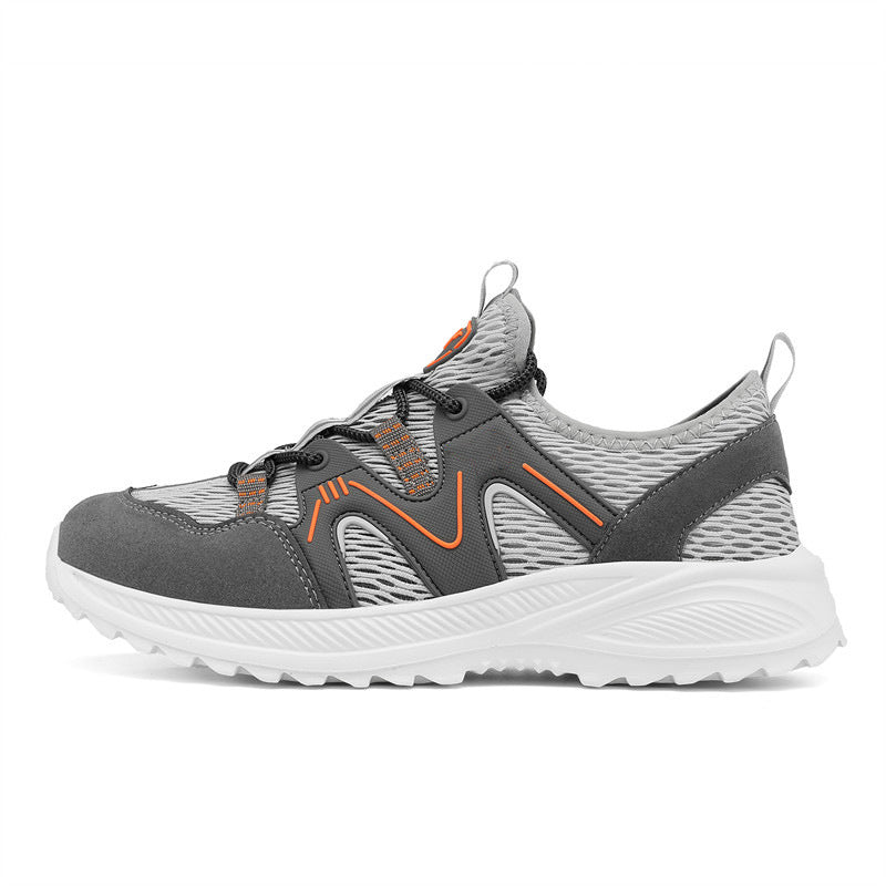 Damen Sportliche Leichtgewicht Sneakers mit atmungsaktiver Oberflächenstruktur R&B