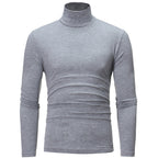 Herren eleganter Rollkragenpullover aus bequemen Stretchmaterial R&B