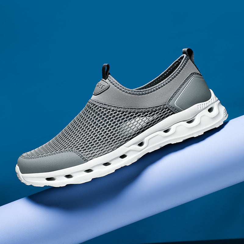 Damen Atmungsaktive Freizeitschuhe mit flexiblem Netzmaterial und rutschfester Sohle