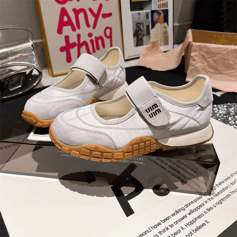 Damen Sportliche Sneaker mit praktischem Klettverschluss und bequemer Sohle R&B