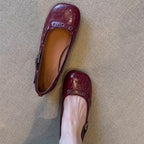 Damen Ballerinas mit elegantem Schnallen-Detail und bequemer Innenpolsterung R&B
