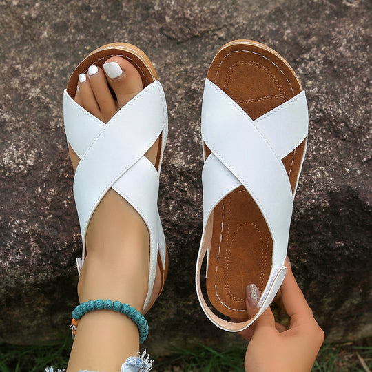 Damen Komfortable und modische Sandalen mit verstellbaren Riemen R&B