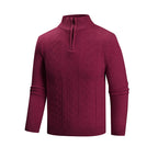 Herren Strickpullover mit hohem Kragen R&B