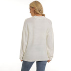 Damen Pullover mit strukturiertem Maschenmuster und bequemem Schnitt R&B