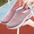 Damen Atmungsaktive Slip-On Freizeitschuhe mit flexibler Sohle R&B