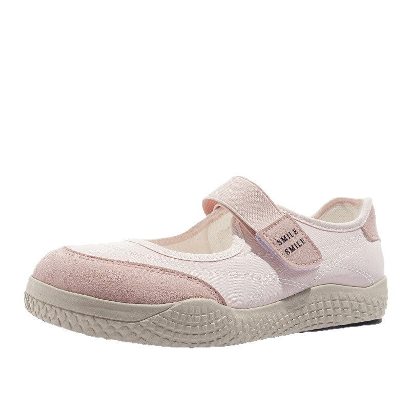 Damen Modische Freizeit-Schuhe mit Klettverschluss und ergonomischer Sohle