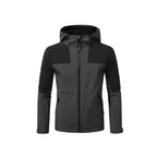 Herren Windbreaker Jacke mit verstellbarem Kapuzenkragen und seitlichen Taschen