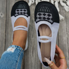 Damen atmungsaktive Strick-Ballerinas R&B